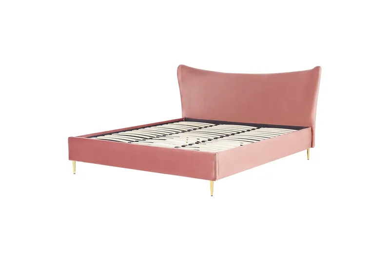 Briley Sängram 180x200 cm, Rosa/Guld