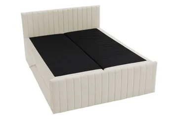 Calrosor Sängpaket Kontinentalsäng med Förvaring 160x200 cm - Grå - Möbler - Säng - Komplett sängpaket