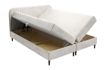 Celestine Förvaringssäng 180x200 cm - Vit - Möbler - Säng - Komplett sängpaket