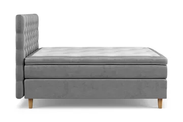 Celine Kontinentalsäng 120x200cm - Grå/Sammet - Möbler - Säng - Komplett sängpaket