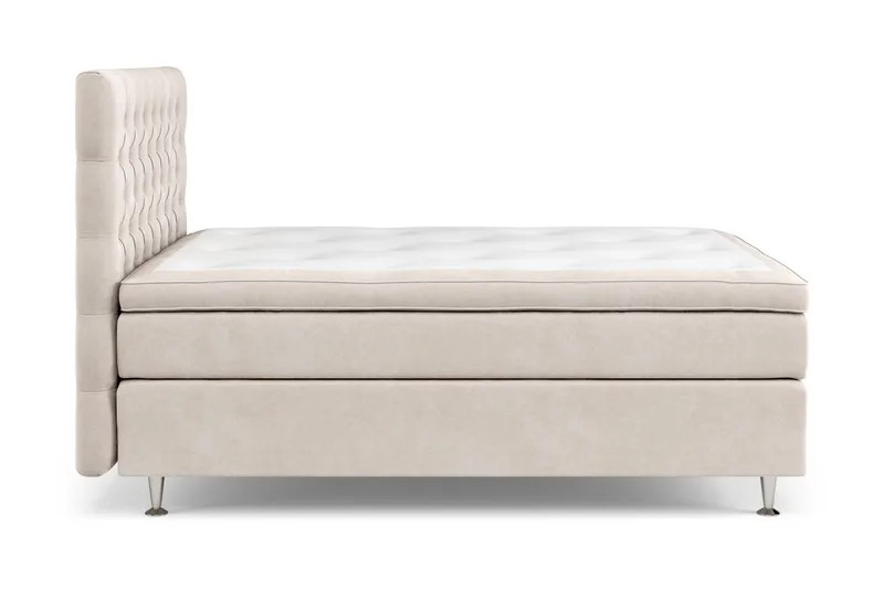 Celine Sängpaket 120x200 cm - Beige/Sammet - Möbler - Säng - Kontinentalsäng