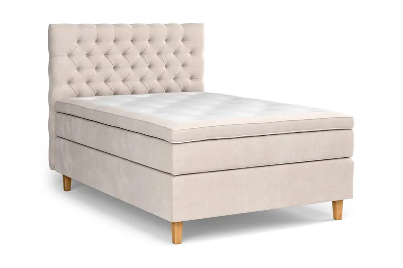 Celine Sängpaket 120x200 cm - Beige/Sammet - Möbler - Säng - Komplett sängpaket