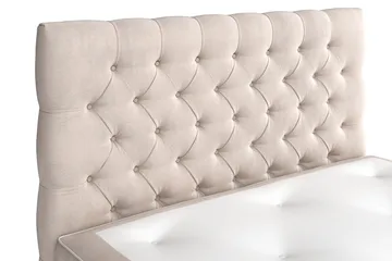 Celine Sängpaket 120x200 cm - Beige/Sammet - Möbler - Säng - Komplett sängpaket