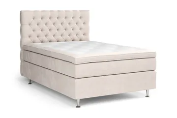 Celine Sängpaket 140x200cm - Beige / Sammet - Möbler - Säng - Komplett sängpaket