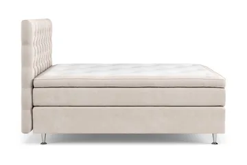 Celine Sängpaket 140x200cm - Beige / Sammet - Möbler - Säng - Komplett sängpaket