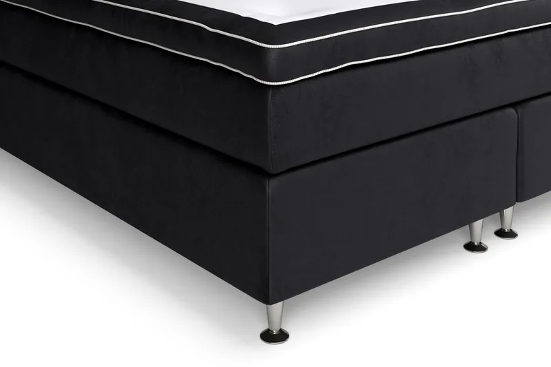 Celine Sängpaket 160x200cm - Svart/Sammet - Möbler - Säng - Komplett sängpaket