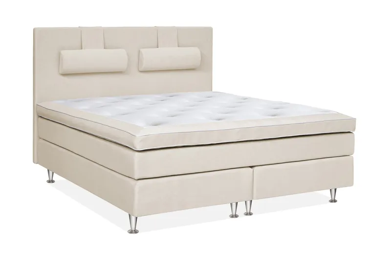 Charleston Kontinentalsäng 210x210 Fast Valbar Malaga, Malaga Beige