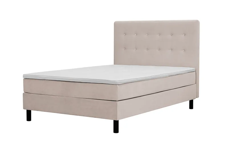 Dream Komplett Sängpaket 120x200 cm Knappar - Beige - Möbler - Säng - Kontinentalsäng