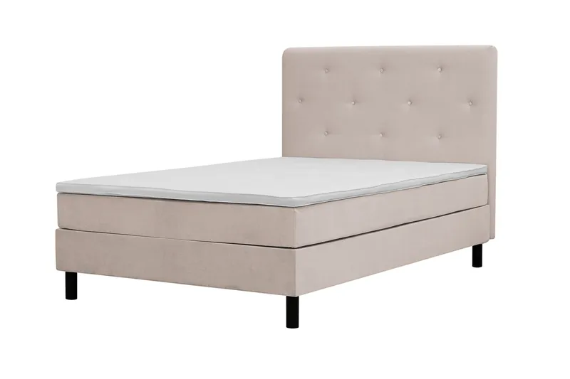 Dream Komplett Sängpaket 140x200 cm Assymetriska knappar - Beige - Möbler - Säng - Komplett sängpaket