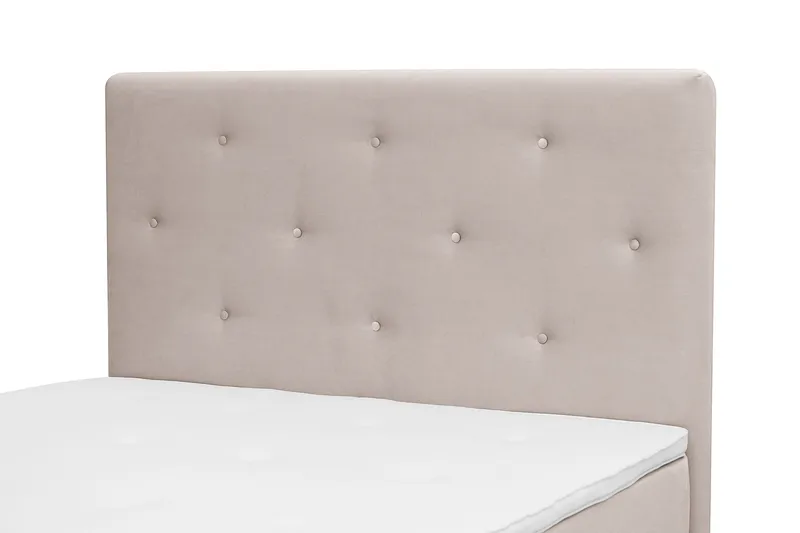 Dream Komplett Sängpaket 140x200 cm Assymetriska knappar - Beige - Möbler - Säng - Komplett sängpaket