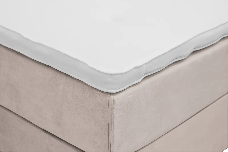 Dream Komplett Sängpaket 140x200 cm Assymetriska knappar - Beige - Möbler - Säng - Komplett sängpaket