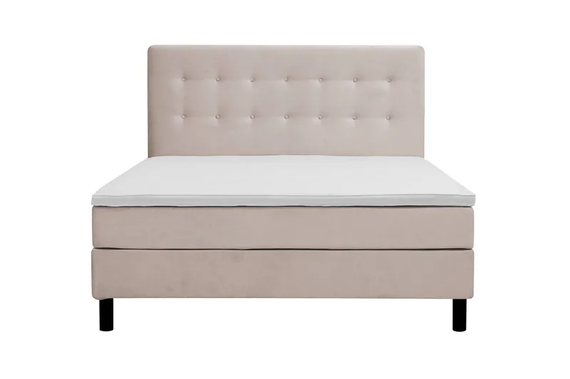 Dream Komplett Sängpaket 160x200 cm Knappar, Beige