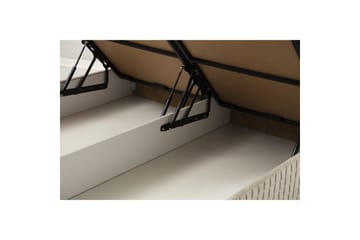 Dubbelmadrass, Bas & Huvudgavel Sudamal Set Brun - 150 x 114 x 200 cm - Möbler - Säng - Komplett sängpaket