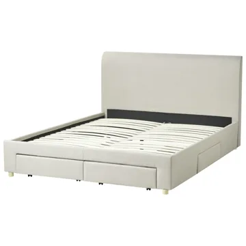 Dubbelsäng Soutrin 160x200 cm - Beige - Möbler - Säng - Sängram & sängstomme