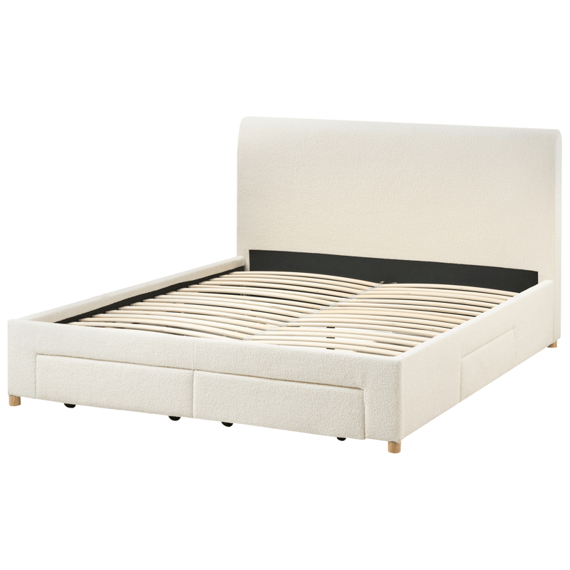 Dubbelsäng Soutrin 160x200 cm - Off-White - Möbler - Säng - Sängram & sängstomme