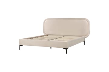 Dubbelsäng Suzette med lamellram Ljusbeige, 140x200 cm - Ljusbeige, 140x200 cm - Möbler - Säng - Dubbelsäng