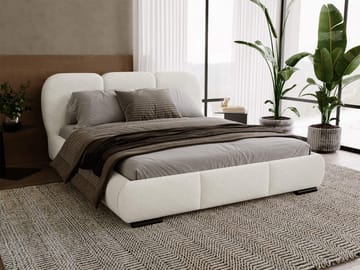 Fito Sängram med förvaring 180x200 cm - beige - Möbler - Säng - Sängram & sängstomme