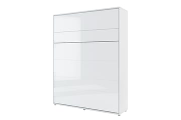 Rauk Sängskåp Fällbar Bäddbar 160x200 cm Rektangulär i Målat Trä - Vit - Möbler - Säng - Gästsäng & extrasäng - Sängskåp