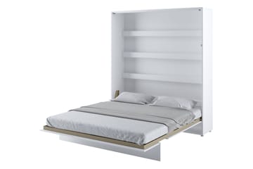 Rauk Sängskåp Fällbar Bäddbar 180x200 cm Rektangulär i Målat Trä - Vit - Möbler - Säng - Gästsäng & extrasäng - Sängskåp
