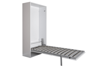 Sängskåp vit - 120x200 cm - Compact living - Vit matt - Möbler - Säng - Gästsäng & extrasäng - Utdragssäng