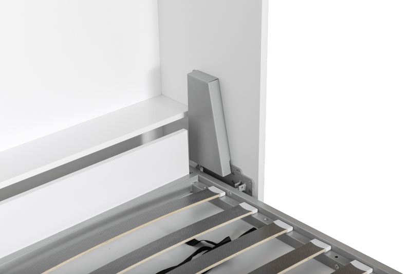 Sängskåp vit - 120x200 cm - Compact living - Vit matt - Möbler - Säng - Gästsäng & extrasäng - Utdragssäng