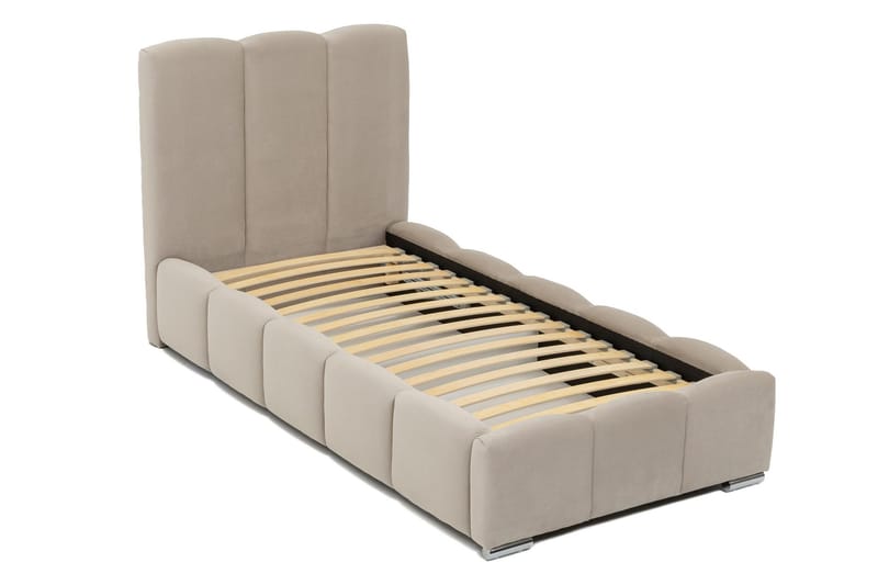 Gioia Sängram med Förvaring 90x200 cm - Rosa - Möbler - Säng - Sängram & sängstomme