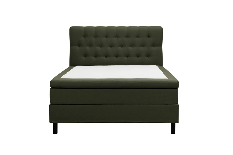 HVILA Classic Komplett Sängpaket 120x200 cm Kontinentalsäng med diamant sänggavel, Grön