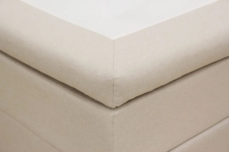 HVILA Classic Komplett Sängpaket 160x200 cm Kontinentalsäng med diamant sänggavel - Beige - Möbler - Säng - Komplett sängpaket