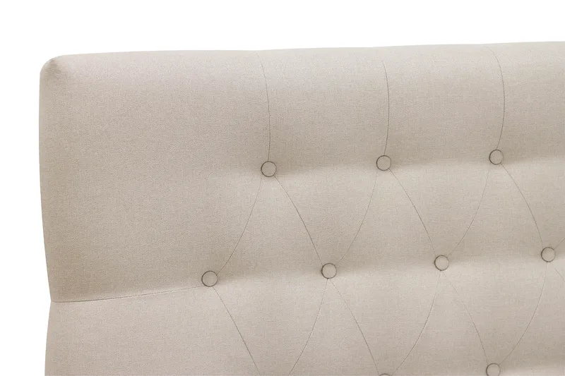 HVILA Classic Komplett Sängpaket 180x200 cm Kontinentalsäng med diamant sänggavel - Beige - Möbler - Säng - Komplett sängpaket