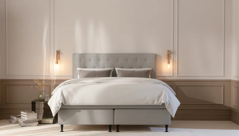 HVILA Plus Komplett Sängpaket 160x200 cm - Grå - Möbler - Säng - Komplett sängpaket