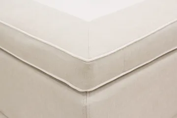 HVILA Premium Kontinentalsäng 160x200 cm - Ljusbeige Tyg - Möbler - Säng - Komplett sängpaket