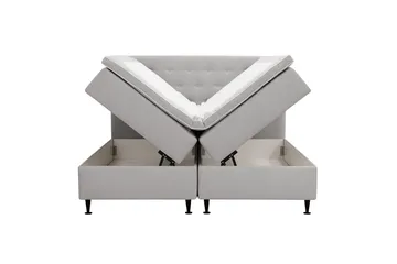 HVILA Plus Komplett Sängpaket med Förvaring 180x200 cm - Grå - Möbler - Säng - Komplett sängpaket