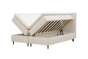 HVILA Plus Komplett Sängpaket med Förvaring 160x200 cm - Ljusbeige - Möbler - Säng - Komplett sängpaket