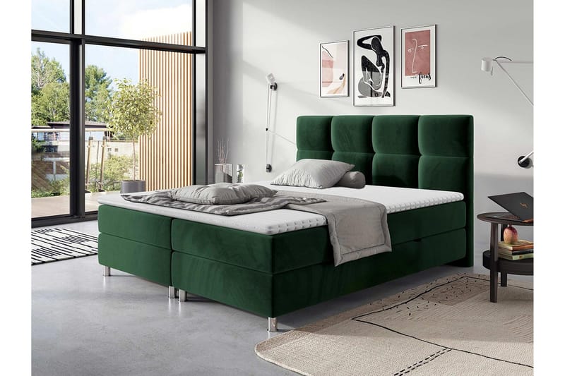 Isoba Sängpaket 140x200 cm - Grön - Möbler - Säng - Komplett sängpaket