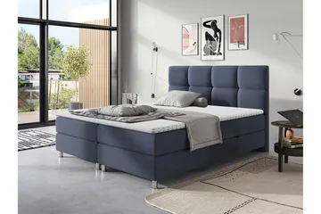 Isoba Sängpaket 180x200 cm Blå - Blå - Möbler - Säng - Kontinentalsäng
