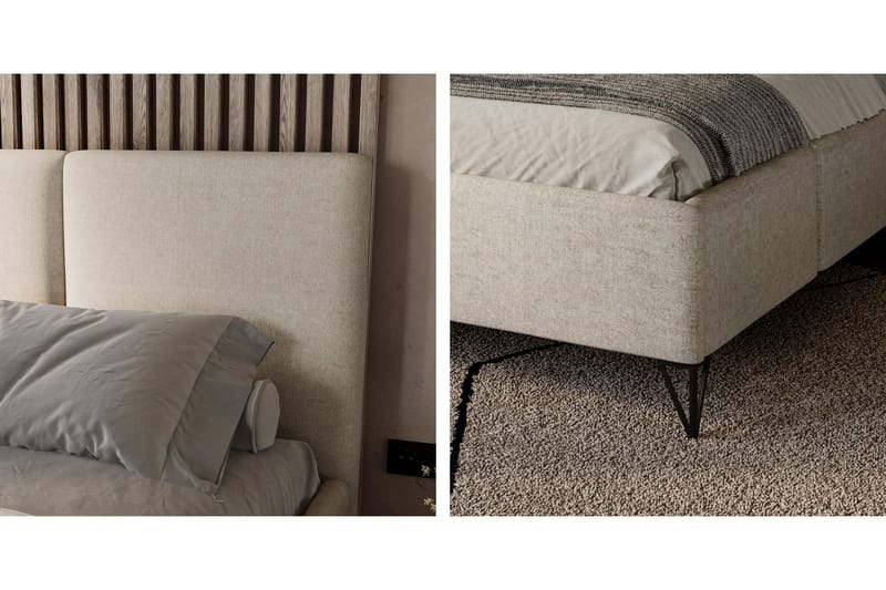 Itaca Förvaringssäng - Beige - Möbler - Säng - Sängram & sängstomme