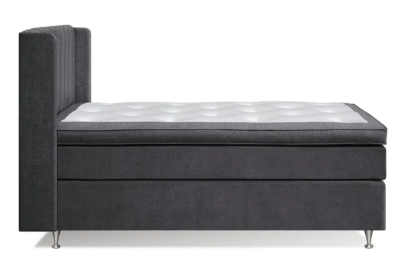 Joluma Sängpaket Fast 140x200 cm - (+Fler val) 140x200 cm Mörkgrå - Möbler - Säng - Komplett sängpaket