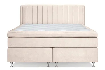 Sänggavel Linjer - Ljusbeige