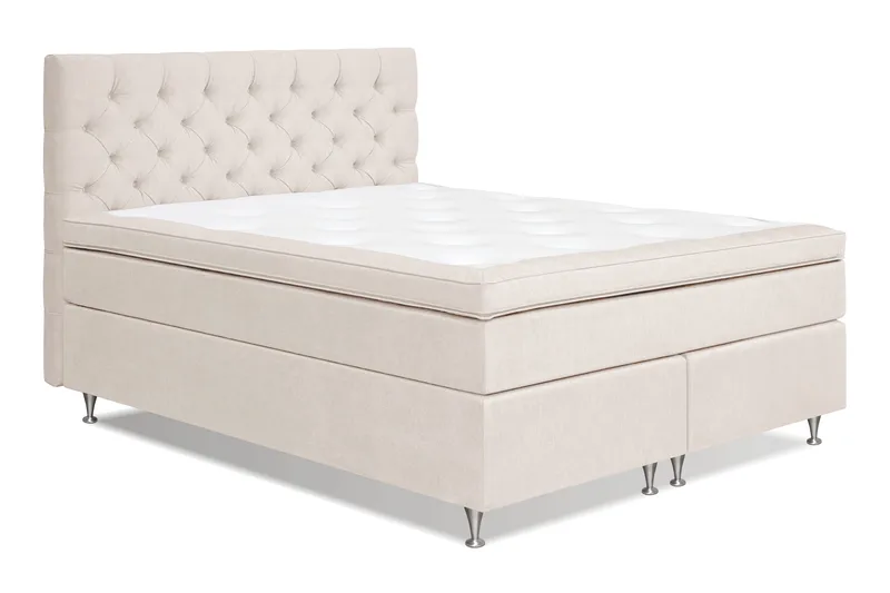 Joluma Sängpaket Fast 180x200 cm - (+Fler val) 180x200 cm Ljusbeige - Möbler - Säng - Enkelsäng