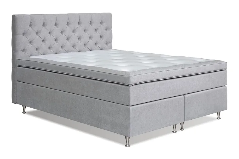 Joluma Sängpaket Fast/Medium 180x200 cm - (+Fler val) 180x200 cm Ljusgrå - Möbler - Säng - Komplett sängpaket