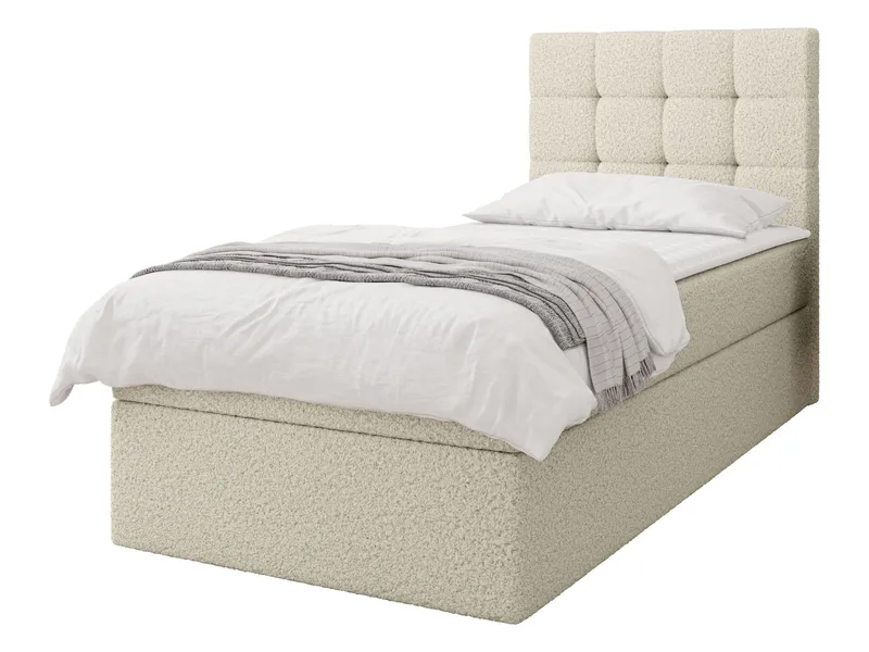 Kleiv Kontinentalsäng med förvaring 100x200 cm, beige