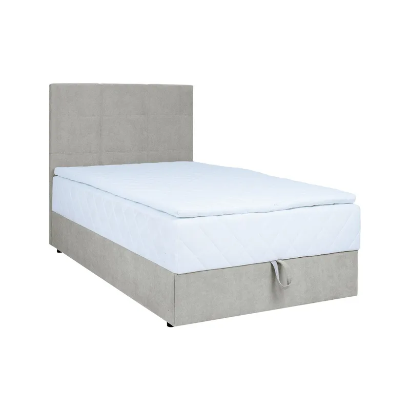 Kontinentalsäng Kalen med madrass 90x200 cm, mörkbeige