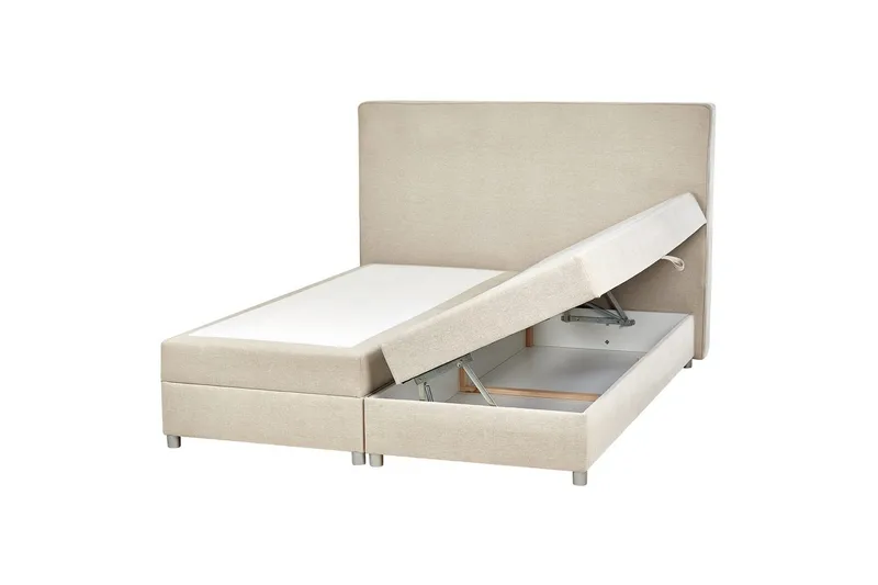 Kontinentalsäng Minister Beige-Silver, 160x200 cm, Beige-Silver, 160x200 cm