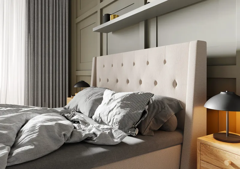 Imperia Kontinentalsäng 180x200 cm - Beige - Möbler - Säng - Kontinentalsäng
