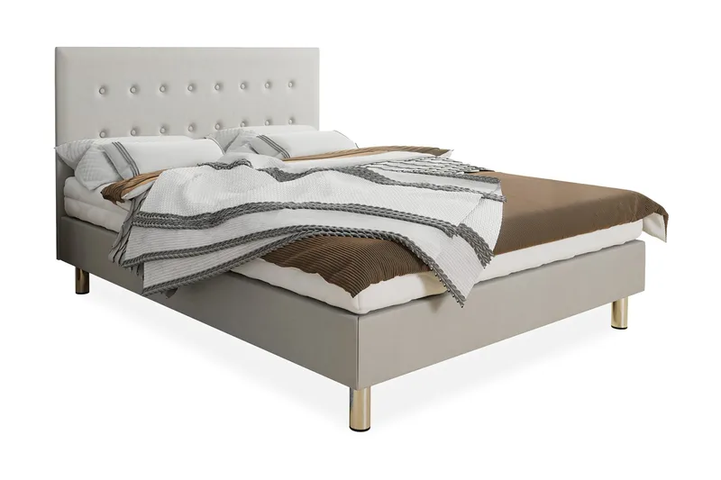 Lux Kontinentalsäng 180x204 cm, Beige