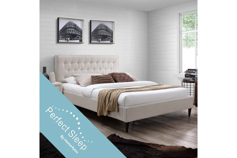Säng EMILIA med madrass HARMONY DUO 90x200cm - Möbler - Säng - Kontinentalsäng