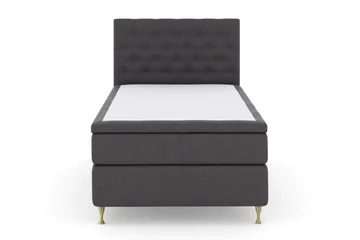 Select No 6 Kontinentalsäng 120x200 Fast Memory/Pocket - Mörkgrå - Möbler - Säng - Kontinentalsäng
