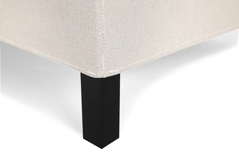 Lucky Komplett Sängpaket 120x200 Polyeter Diamant Sänggavel - Beige - Möbler - Säng - Komplett s ängpaket