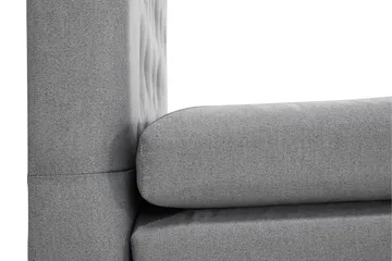 Lucky Komplett Sängpaket 160x200 Latex Diamant Sänggavel - Mellangrå - Möbler - Säng - Komplett sängpaket