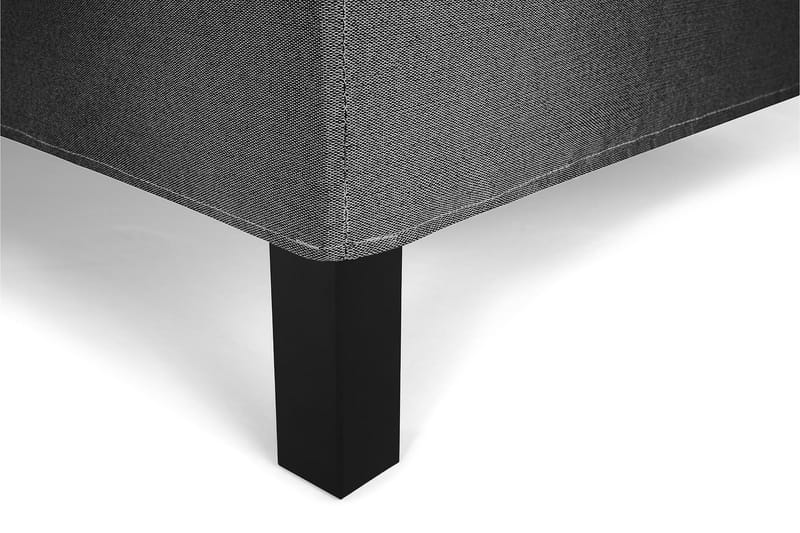 Lucky Komplett Sängpaket 180x200 Memory Slät Sänggavel - Nackkudde Stor Svart/Grå - Möbler - Säng - Komplett sängpaket